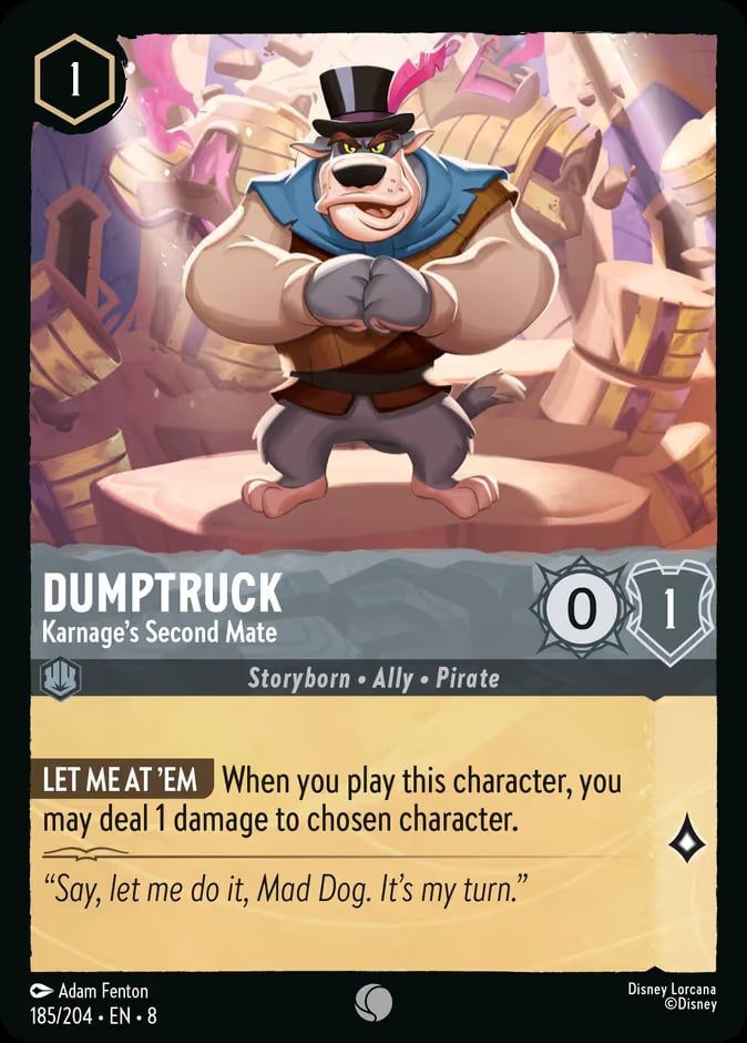 Dumptruck - Karnage's Second Mate, Reign of Jafar 185/204