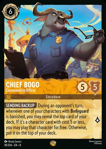 Chief Bogo- Commanding Officer, Reign of Jafar 18/204