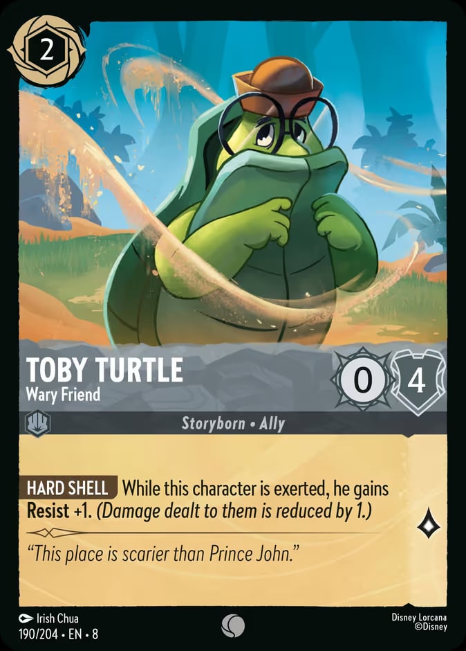 Toby Turtle - Wary Friend, Reign of Jafar 190/204