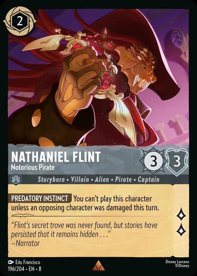 Nathaniel Flint - Notorious Pirate, Reign of Jafar 196/204