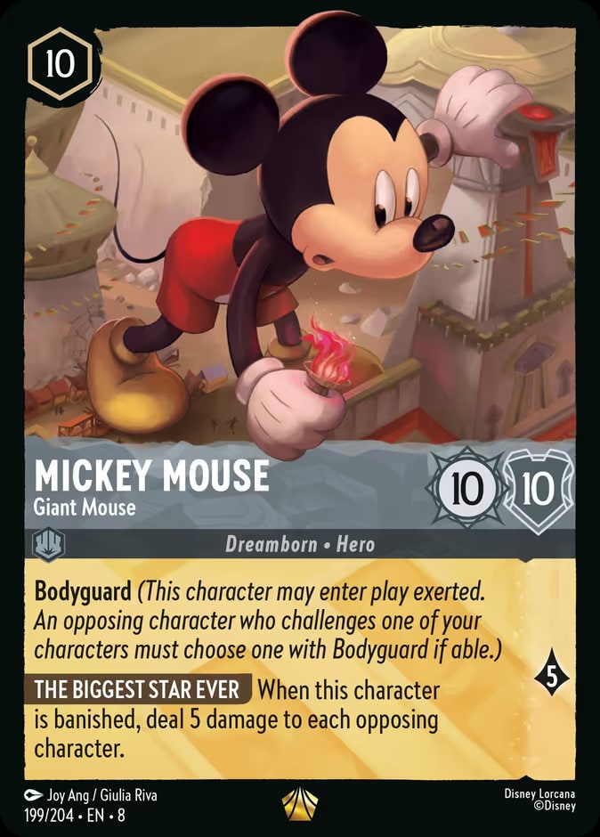 Mickey Mouse - Giant Mouse, Reign of Jafar 199/204