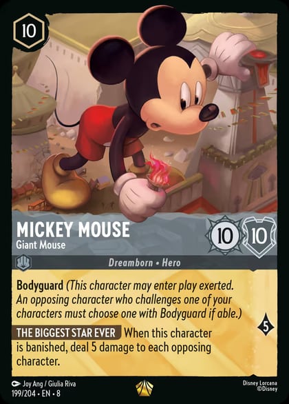 Mickey Mouse - Giant Mouse, Reign of Jafar 199/204