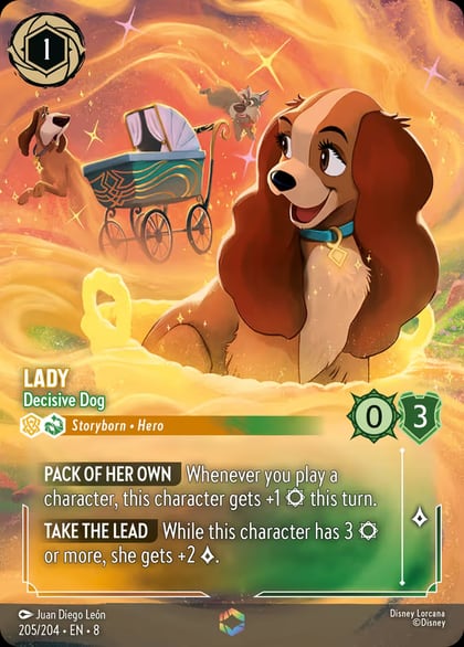 Lady - Decisive Dog (Enchanted), Reign of Jafar 205/204