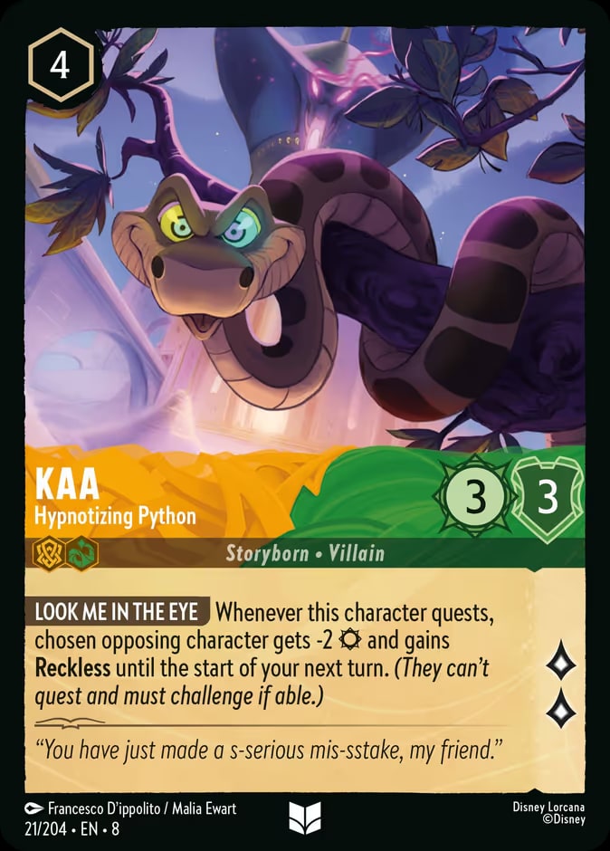 Kaa - Hypnotizing Python, Reign of Jafar 21/204