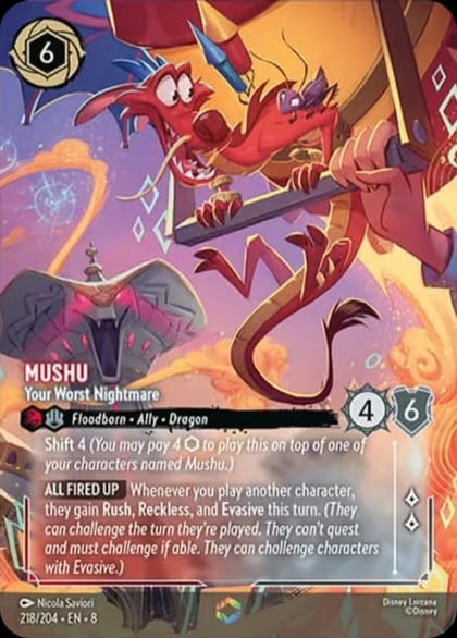 Mushu - Your Worst Nightmare (Enchanted), Reign of Jafar 218/204