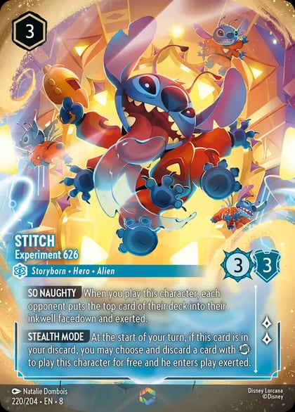 Stitch - Experiment 626 (Enchanted), Reign of Jafar 220/204