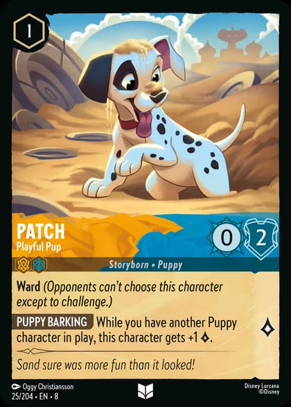 Patch - Playful Pup, Reign of Jafar 25/204