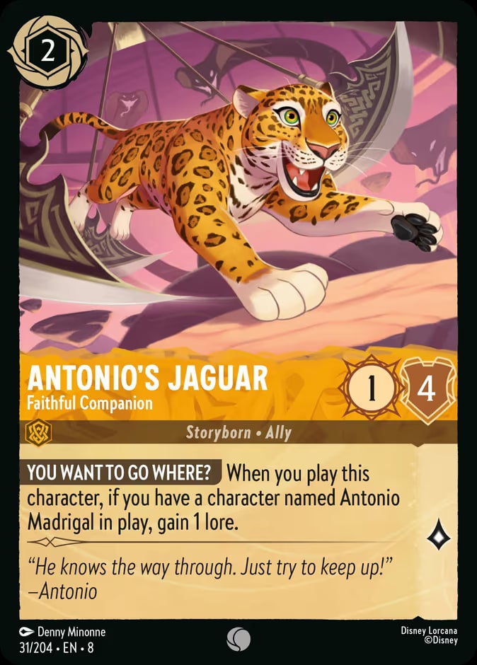 Antonio's Jaguar - Faithful Companion, Reign of Jafar 31/204