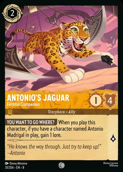 Antonio's Jaguar - Faithful Companion, Reign of Jafar 31/204