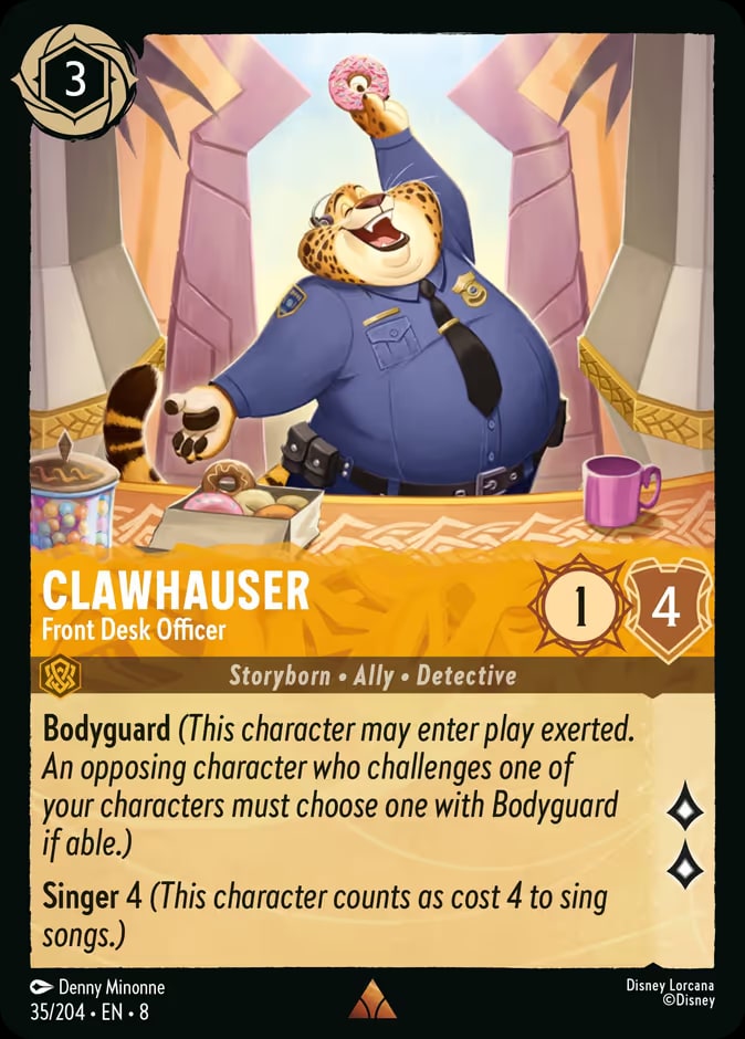 Clawhauser - Front Desk Officer, Reign of Jafar 35/204