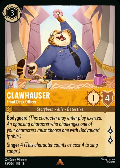 Clawhauser - Front Desk Officer, Reign of Jafar 35/204