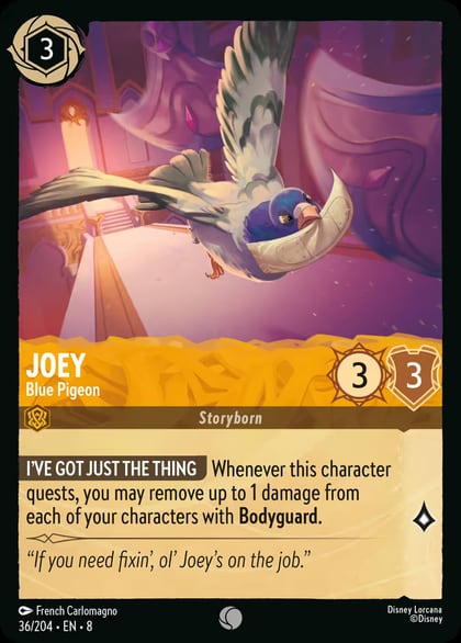 Joey - Blue Pigeon, Reign of Jafar 36/204