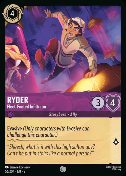 Ryder - Fleet-Footed Infiltrator, Reign of Jafar 56/204
