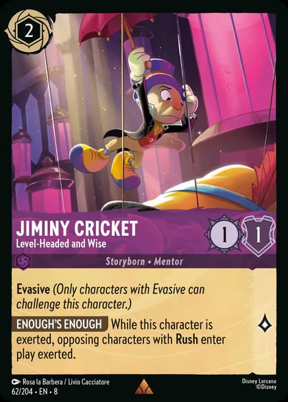 Jiminy Cricket - Level-Headed and Wise, Reign of Jafar 62/204