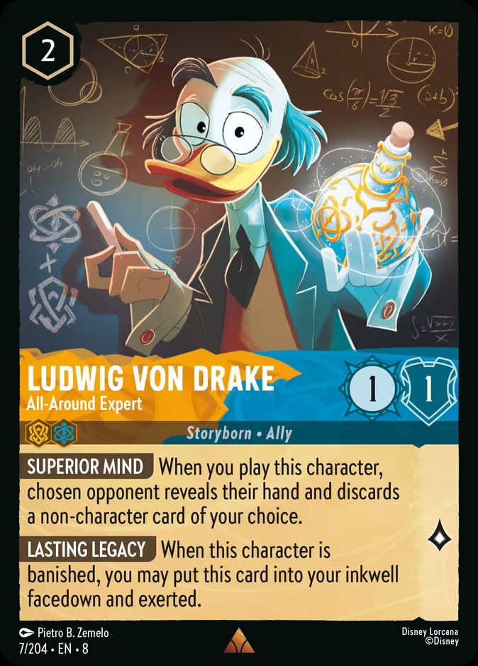 Ludwig Von Drake - All-Around Expert, Reign of Jafar 7/204