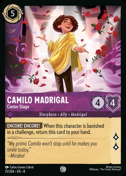 Camilo Madrigal - Center Stage, Reign of Jafar 75/204