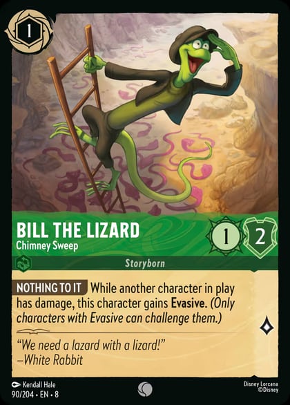 Bill the Lizard - Chimney Sweep, Reign of Jafar 90/204