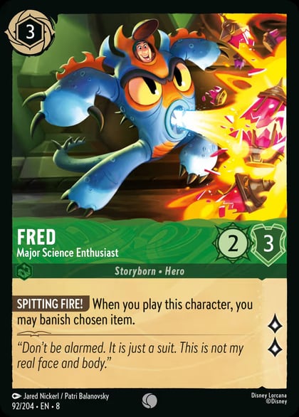 Fred - Major Science Enthusiast, Reign of Jafar 92/204