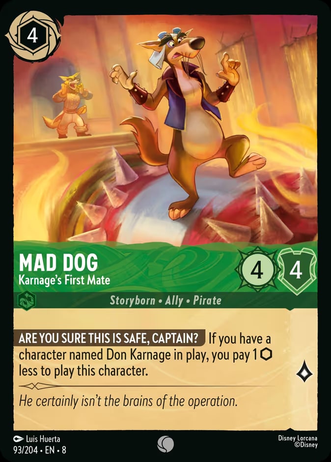 Mad Dog - Karnage's First Mate, Reign of Jafar 93/204