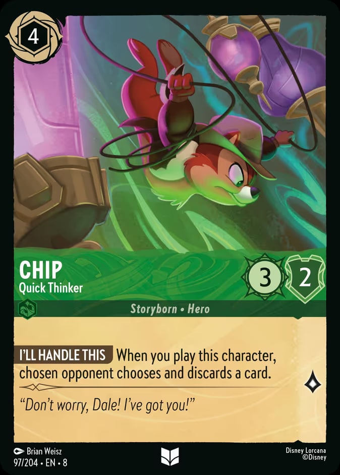 Chip - Quick Thinker, Reign of Jafar 97/204