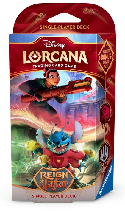 Disney Lorcana: Reign of Jafar Starter Deck (Ruby & Steel), Reign of Jafar P623059