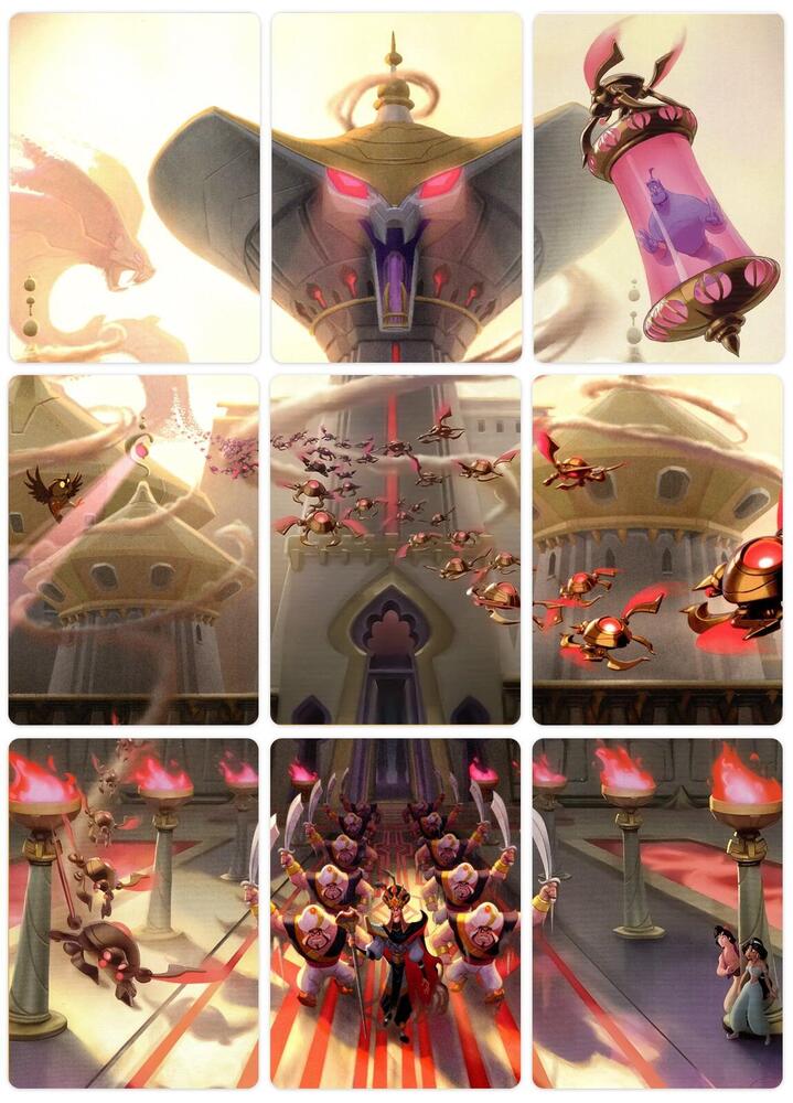 Reign of Jafar Puzzle Insert (Set of 9) (Version 1 of 2), Reign of Jafar P706256