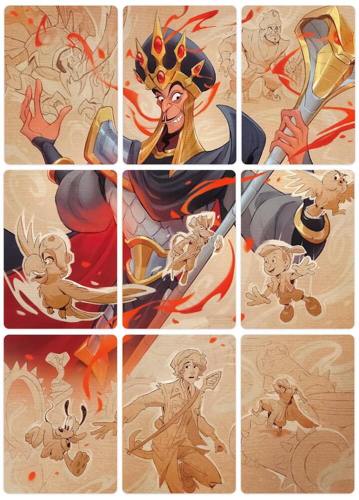 Reign of Jafar Puzzle Insert (Set of 9) (Version 2 of 2), Reign of Jafar P706257