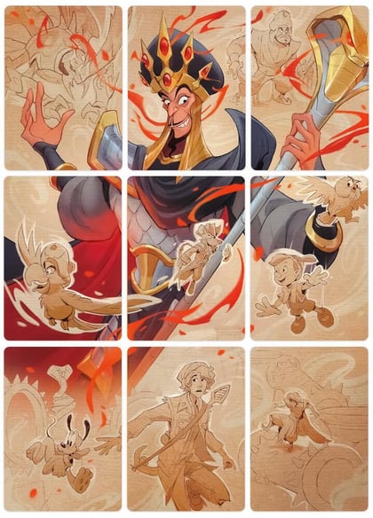 Reign of Jafar Puzzle Insert (Set of 9) (Version 2 of 2), Reign of Jafar P706257