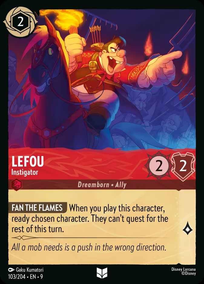 LeFou - Instigator, Fabled 103/204