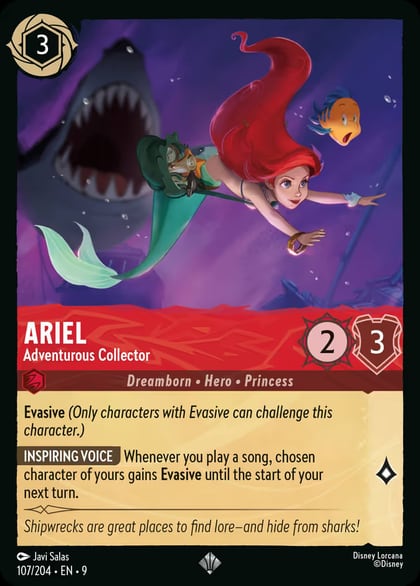 Ariel - Adventurous Collector, Fabled 107/204
