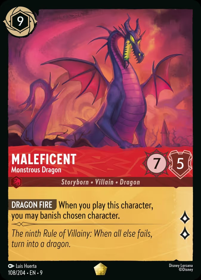 Maleficent - Monstrous Dragon, Fabled 108/204