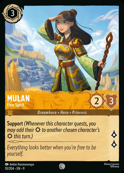 Mulan - Free Spirit, Fabled 10/204