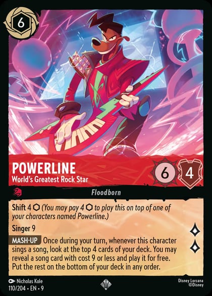 Powerline - World's Greatest Rock Star, Fabled 110/204