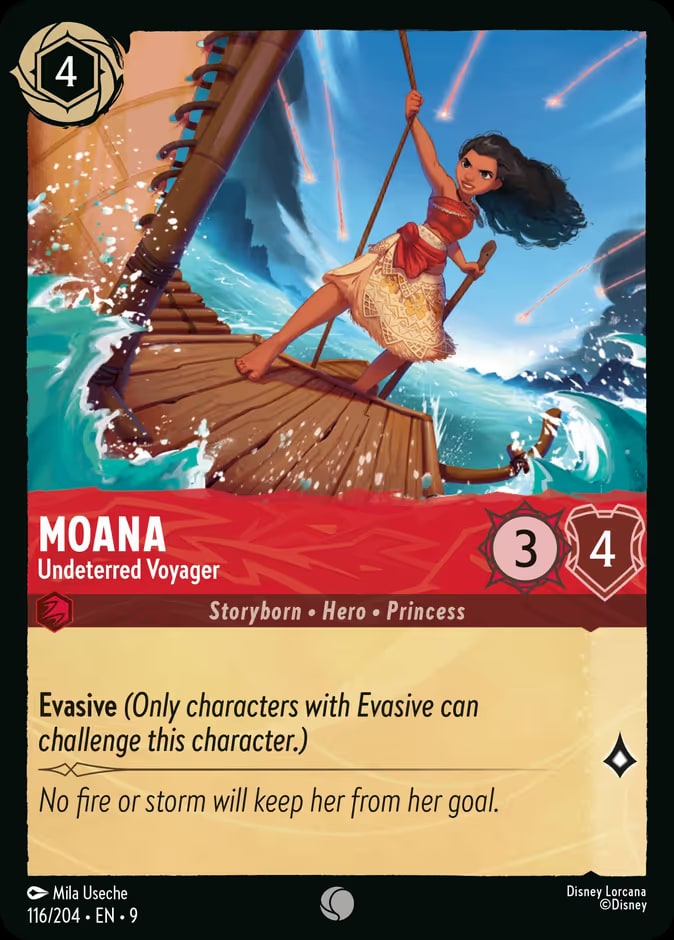 Moana - Undeterred Voyager, Fabled 116/204