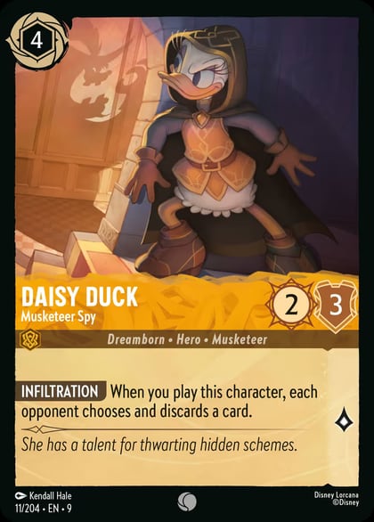 Daisy Duck - Musketeer Spy, Fabled 11/204
