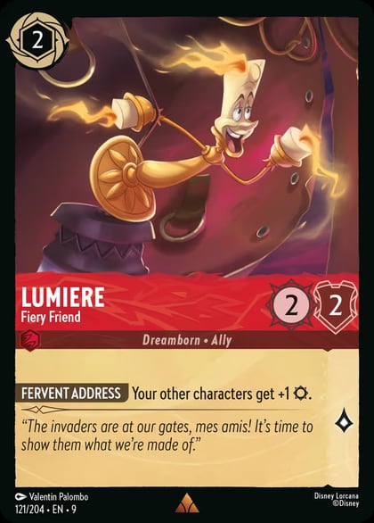 Lumiere - Fiery Friend, Fabled 121/204