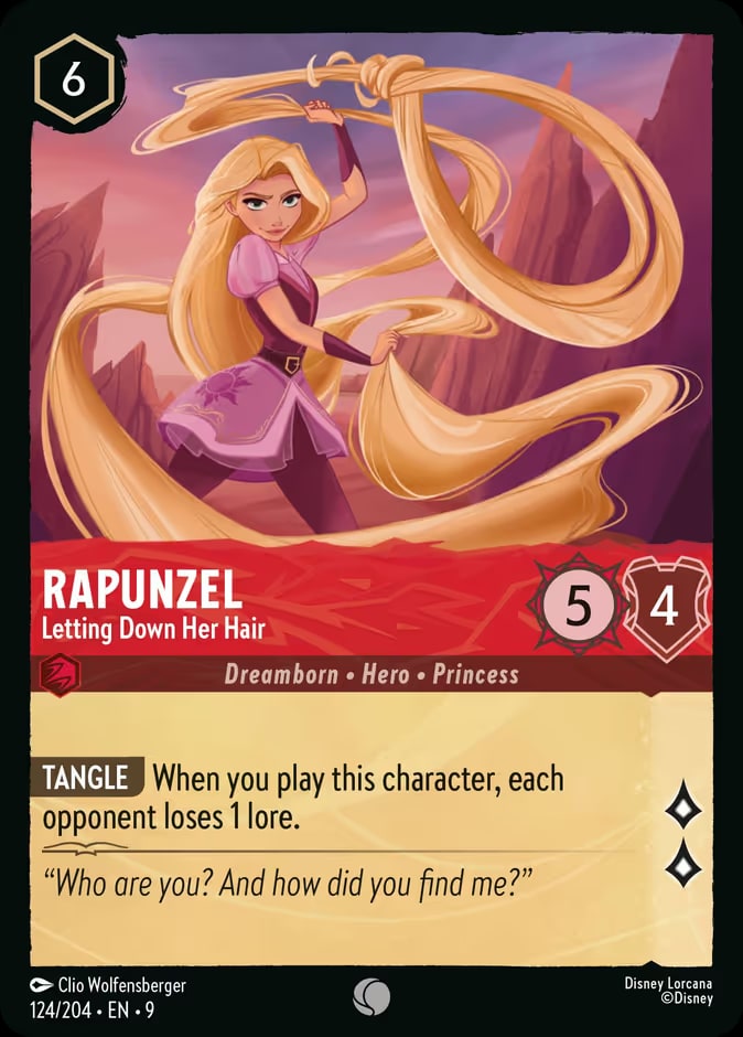 Rapunzel - Letting Down Her Hair, Fabled 124/204