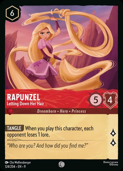 Rapunzel - Letting Down Her Hair, Fabled 124/204