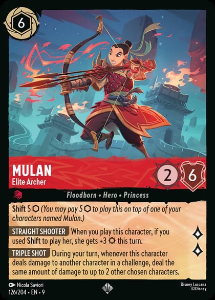 Mulan - Elite Archer, Fabled 126/204