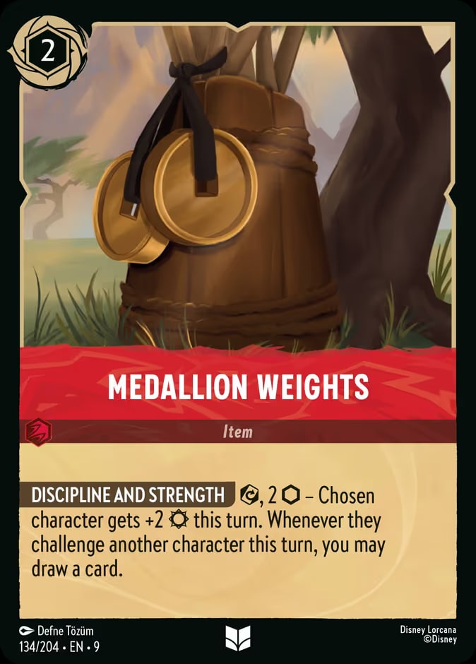 Medallion Weights, Fabled 134/204