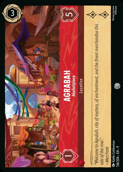 Agrabah - Marketplace, Fabled 136/204