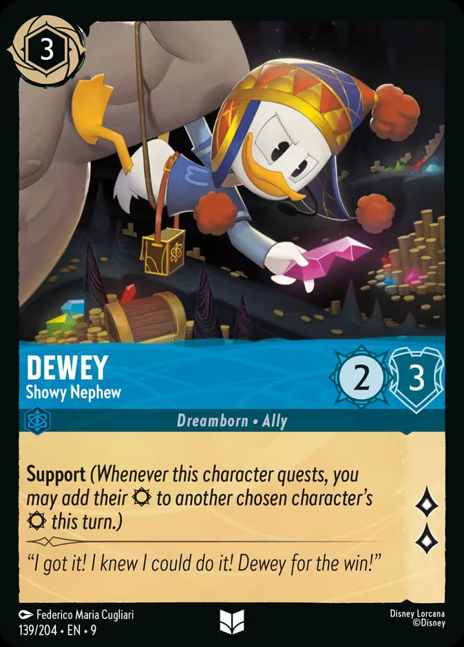 Dewey - Showy Nephew, Fabled 139/204