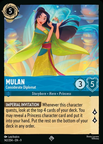 Mulan - Considerate Diplomat, Fabled 142/204