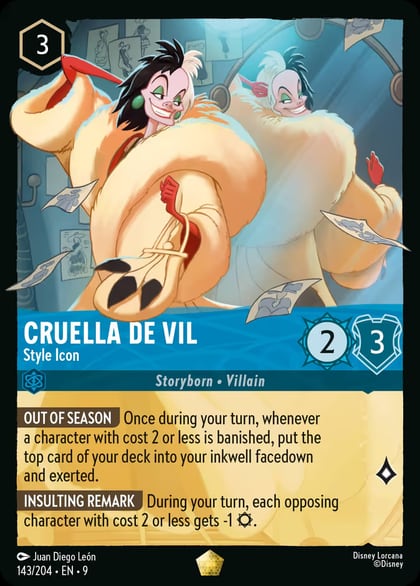 Cruella De Vil - Style Icon, Fabled 143/204