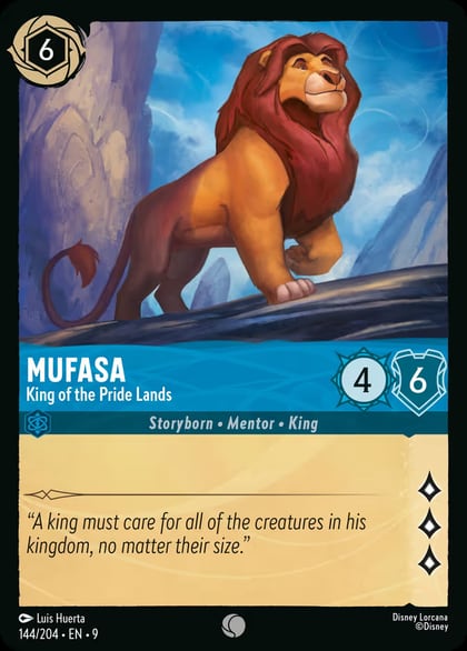 Mufasa - King of the Pride Lands, Fabled 144/204