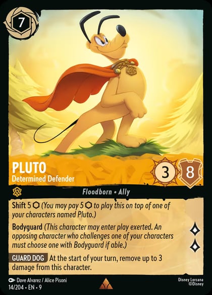 Pluto - Determined Defender, Fabled 14/204