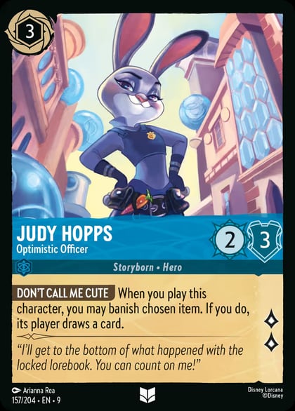 Judy Hopps - Optimistic Officer, Fabled 157/204