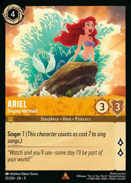 Ariel - Singing Mermaid, Fabled 15/204