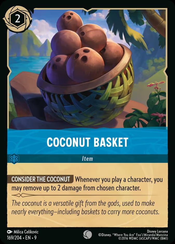 Coconut Basket, Fabled 169/204