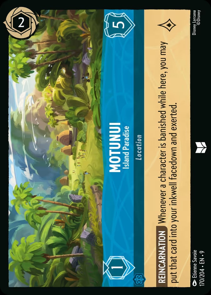 Motunui - Island Paradise, Fabled 170/204